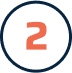 The number 2 as part of Pro Mosquito Solutions pest control theme, emphasizing dual priorities: safety and effectiveness for Rhode Island homes.