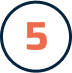 The number 5 in Pro Mosquito Solutions theme represents the top five pests: mosquitoes, ticks, ants, rodents, and spiders in Rhode Island.