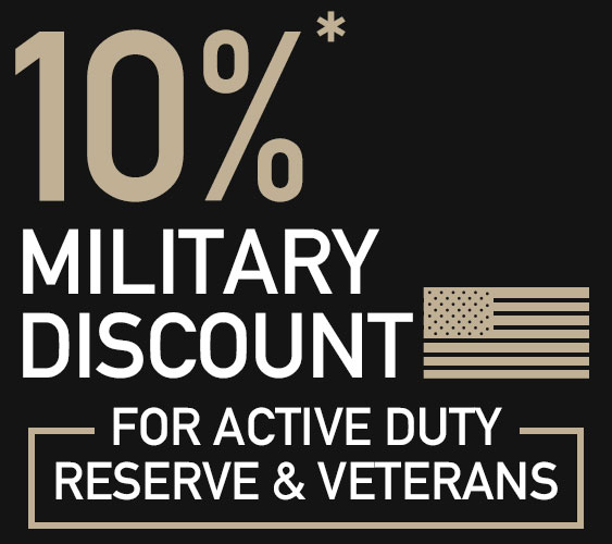 Pro Mosquito Solutions proudly offers a 10% discount for military members and veterans, emphasizing appreciation for their service.