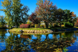 Johnston Memorial Park in Johnston, RI, featured on Pro Mosquito Solutions' local service area page, showcasing expert pest control.