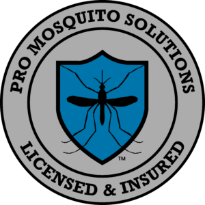 Pro Mosquito Solutions logo, symbolizing expert mosquito control services for a pest-free summer experience in Rhode Island.