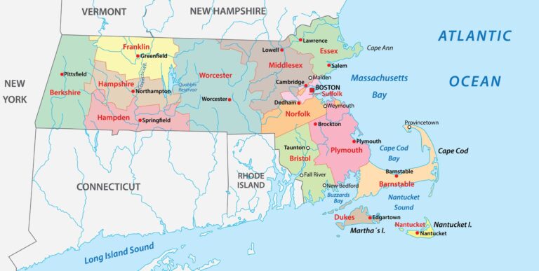 Map highlighting cities in Southeastern Massachusetts served by Pro Mosquito Solutions, including Attleboro, Somerset, and Seekonk, for effective pest control services.