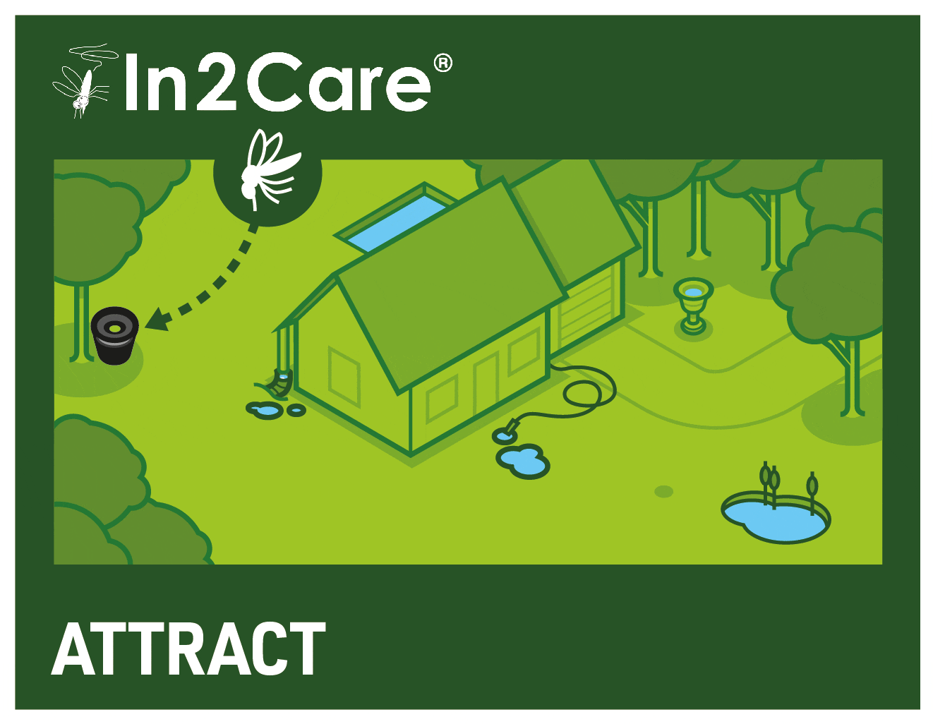 In2Care eco-friendly mosquito control by Pro Mosquito Solutions, providing sustainable pest management for homes and businesses in Rhode Island and Southeastern Massachusetts.
