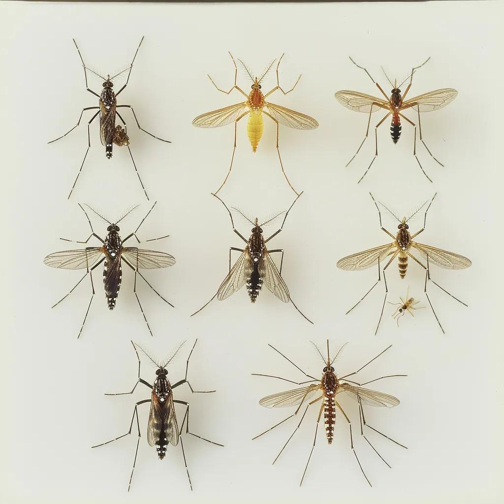 Close-up of common mosquito species in Cranston, Rhode Island
